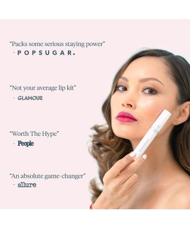 Wonderskin Wonder Blading Peel and Reveal Lip Stain Kit - Lovely Nude Matte Lip Tint, Long Lasting Waterproof Peel Off Stain - Includes Lip Stain Masque & Activator - Buy Online on GoSupps.com