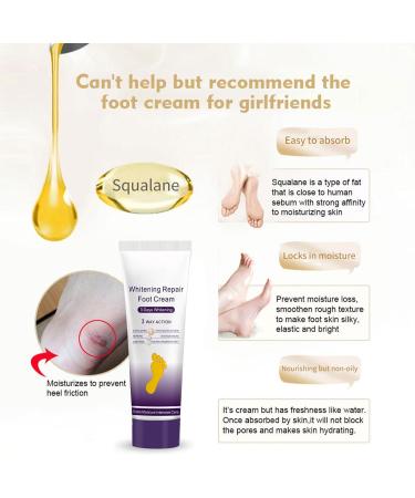 Foot Heel Cream | Foot Cream for Dry Cracked Heels - Dry Foot Repair Gel 100ml for Knees Elbows and Hands Moisturizing for Feet Foot Kasmole - Buy Online on GoSupps.com