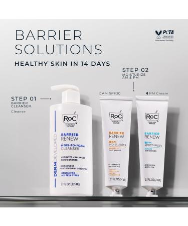 Barrier Renew Gel mousse nettoyant non dess chant avec c ramides + th vert antioxydant + glyc rine pour hydrater et quilibrer la peau 35 ml - Buy Online on GoSupps.com
