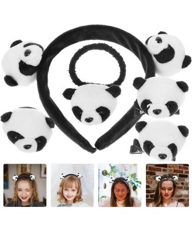 Beaupretty 1 Set Hair Ties Hair Jewelry Hair Bands Hair Scrunchies Ponytail Holder Hair Ropes Hair Ring Scrunchies Panda Headband Scrunchy Hair Tie Panda Pin Plush X1 Modeling Accessories - Buy Online on GoSupps.com