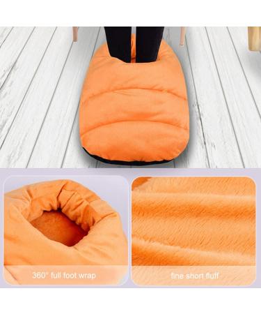 Fowybe USB Heated Foot Warmer - Under Desk Heating Booties for Women | Cozy Office & Home Slippers for Winter - Buy Online on GoSupps.com
