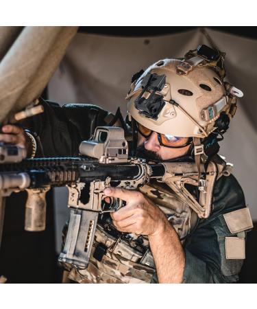 Gexmil CNC PVS15/18 Night Vision Goggles Mount - Metal Helmet Mount Black - Buy Online on GoSupps.com