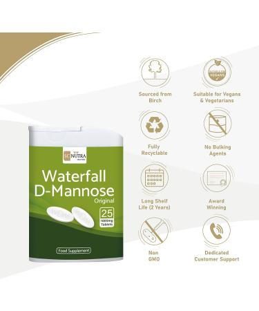 D-Mannose Tablets 1000mg - 50 ct - Natural Birch Sourced - SC Nutra - Buy Online on GoSupps.com