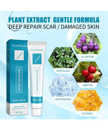 Advanced Scar Removal Cream for Old Scars - Targets Stretch Marks, Acne, Surgery, Burns & Injuries - Suitable for All Skin Types - Buy Online on GoSupps.com