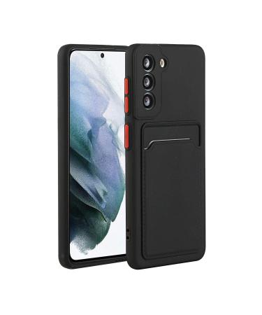 Tivenfezk Nadoli Silicone Case for Samsung Galaxy A34 5G Ultra thin shockproof scratch -resistant Wallet soft TPU protective cover Cell phone case with credit card holder Samsung Galaxy A34 5g black
