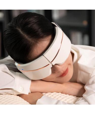 Electric Eye Care Device - Multi-Frequency Vibration Eye Massager (White) | USB Rechargeable for Office Use - Buy Online on GoSupps.com
