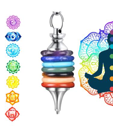 Divination pendulum for fortune telling 7 chakras