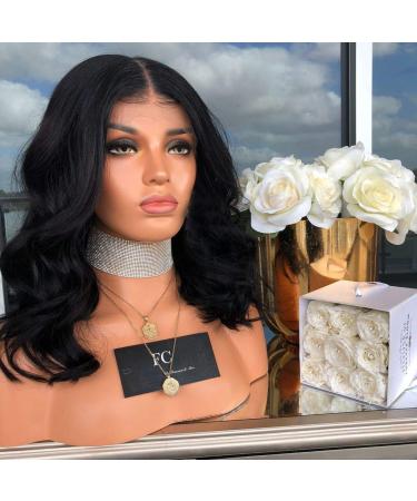 Buy Long Black Brazilian Synthetic Wig for Women - Wavy Curly Cosplay Hair from 50s to 80s - International Shipping Available - Buy Online on GoSupps.com