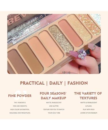 9 Colors Matte Naked Eyeshadow Palette - Taupe & Brown Nude Shades | Ultra-Blendable & Long Lasting Makeup - Buy Online on GoSupps.com