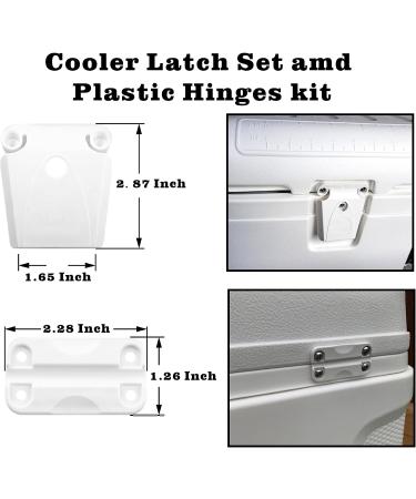 High Strength Cooler Hinge and Latch Kit - Replacement Parts for Ice Chests - Repair & Replace Cooler Components with Ease - Buy Online on GoSupps.com