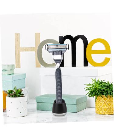 Magiclulu Razor Brush & Stand | Premium Bald Head Razor & Shaver Holder - Perfect for Men's Shaving | Full Metal Base | International Shipping Available - Buy Online on GoSupps.com