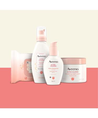 Aveeno Ultra-Calming Foaming Cleanser - Fragrance-Free 6 fl oz | Gentle Skin Care - Buy Online on GoSupps.com