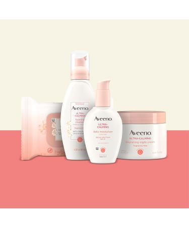 Aveeno Ultra-Calming Night Cream for Dry Sensitive Skin - 1.7 oz (Pack of 3) - Buy Online on GoSupps.com