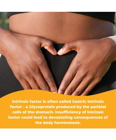 Intrinsic Factor with Folic Acid and Vitamin B-12 1000mcg - 120 Capsules by Wonder Laboratories - Buy Online on GoSupps.com