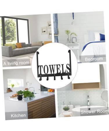 PRETYZOOM 1pc Door Hook Storage Shelf Over The Door Organizer Iron Storage Hook Door Back Wall Hanging - Buy Online on GoSupps.com