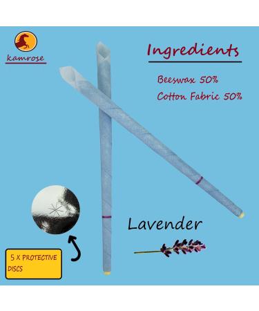 10x Ear Candles for Blocked Ears Hopi Wax Remover + 5 Protective Discs - Aromatherapy 5 Scents - CE Medical Grade - Double Disc Wax Filter - Mixed Variety - Buy Online on GoSupps.com