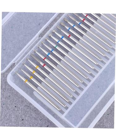 minkissy 1 Box Acrylic Nail File Drill Bit Cylinder Head Nail Art Kit Grinding Head for Nail Grinding Head Polisher Nail Care Polishing Drill Nail Goue Nail Drill To Rotate Manicure Suite - Buy Online on GoSupps.com