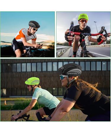Waterproof Bicycle Helmet Rain Cover - 2 Piece Set with Reflective Stickers & Fluorescent Bracelet | Universal Fit - Buy Online on GoSupps.com