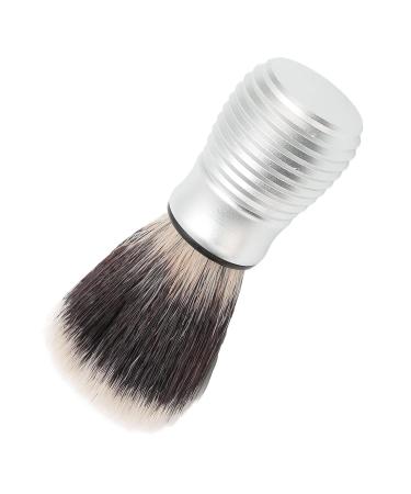 Quick Dry Lightweight Shaving Brush with Curved Handle | Aluminum Alloy | Easy Clean Barber Tool - International Shipping - Buy Online on GoSupps.com