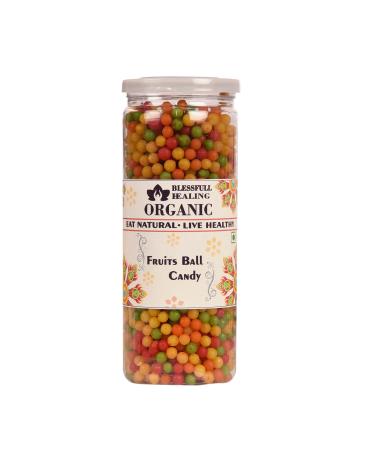 Blessfull Healing Organic Fruit Balls Candy 250 Gram Airtight Container (Packing May Vary)