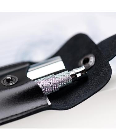 Mercury Reiserasierer 933c - Small Gloss Chrome Razor for Wet Shaving | Three-Part Straight Cut | Premium Zinc & Brass | Made in Germany - Buy Online on GoSupps.com