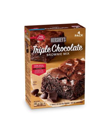 Betty Crocker's Hershey's Triple Chocolate Brownie Mix (20 oz. ea., 4 pk.)