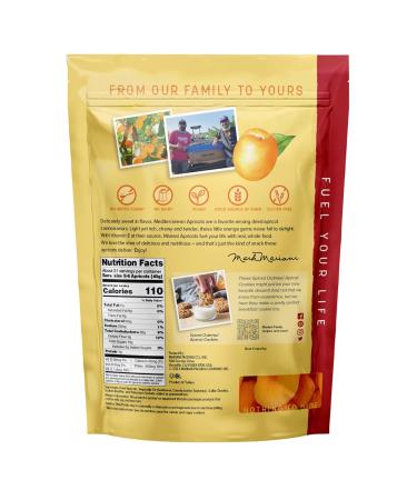 Mariani Mediterranean Dried Apricots - Gluten Free Vegan Snacks for Kids & Adults | Dried Fruit | No Sugar Added, Non GMO - 30 Ounce (Pack of 1) - Resealable Bag - Buy Online on GoSupps.com