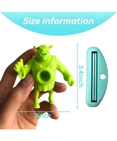 Pooping Toothpaste Topper & Squeezers - 3D Printed Funny Gift for Friends & Family | Standard Toothpaste Cap - Buy Online on GoSupps.com