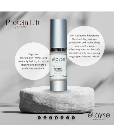 Elayse Protein Lift Serum Advanced Anti-Aging Serum with Peptides Hyaluronic Acid & Protein-Rich Extracts for Lifting Firming Tightening Deep Hydration and Wrinkle Reduction - Buy Online on GoSupps.com