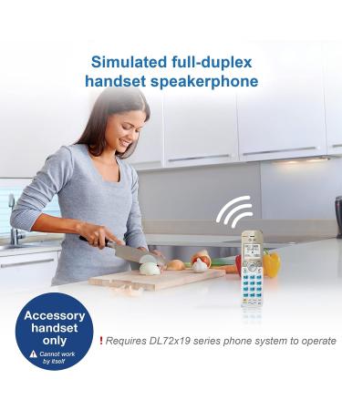AT&T DL70019 Accessory Handset for DL72x19 Phone - Bluetooth, Call Blocking, 1.8 Backlit Screen, Big Buttons, Intercom - Unsurpassed Range - Buy Online on GoSupps.com