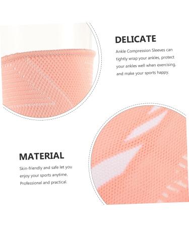 Ipetboom 4 Pairs Compression Ankle Socks for Women - Arch Support Ankle Sleeves Thermal Polyester Fiber Pink Ankle Braces - Buy Online on GoSupps.com