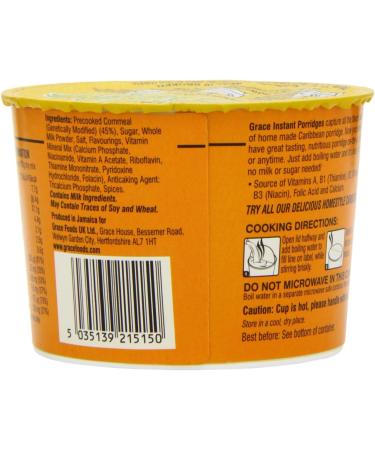 Grace Instant Cornmeal Porridge 60 g (Pack of 12) - Buy Online on GoSupps.com