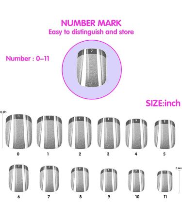 Short Nail Tips - 600PCS Half Matte Soft Gel Nail Tips Full Cover False Nails Tips Clear Acrylic Fake Nails Tips for Press On Nails Short 12 Size 600 PCS (600-Short-C) C Short - Buy Online on GoSupps.com