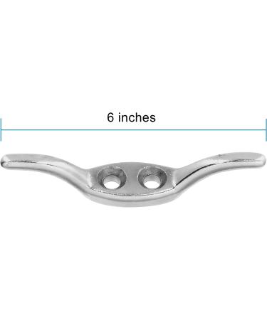 National Hardware N223-347 3200BC Rope Cleat in Nickel 6 Inch 6 Inch Updated Packaging - Buy Online on GoSupps.com