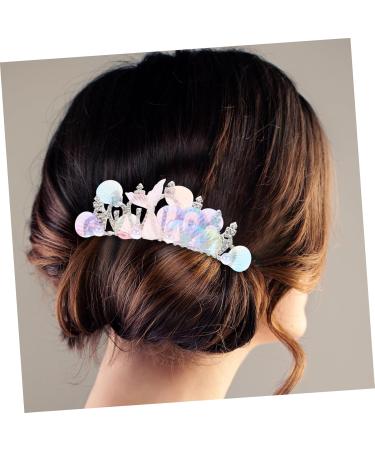 Ipetboom Rhinestone Tuck Comb Metal Headpiece Headdresses for Women Headpieces for Girls Hair Clips Wigs Hair Pin Tiara Women Crown Hairpiece Girls Crown Princess Miss Hair Comb - Buy Online on GoSupps.com