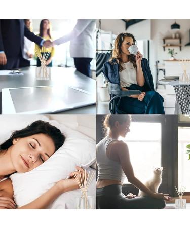 Vievre 100 Pcs Rattan Fragrance Sticks - 20cm Room Aroma Chopsticks for Home Office & Spa | Wood Color White - Buy Online on GoSupps.com