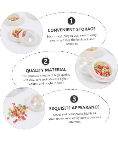 Healeved 6 Boxes Fruit Nail Patch Nail Art Marking Kits Nail Art Sticker U as Postizas Para Nail Stickers Fruit Nail Slices Fruit Slices for Nail Art 3d Suite Polymer Clay Cartoon - Buy Online on GoSupps.com
