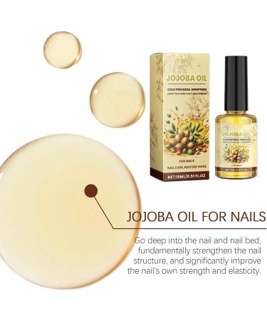 Huile de jojoba pour cuticules pour ongles huile de jojoba avec vitamine B et E Hydrate r pare et favorise la croissance des ongles Adoucissant cuticules pr vient la s cheresse des ongles pour - Buy Online on GoSupps.com