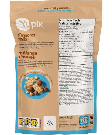 Yupik S'mores Mix 150 g Chocolatey Delight Blend of Marshmallows Chocolate Chunks & Crunchy Graham Bear Crackers Sweet Snack Campfire Treat Party Snack - Buy Online on GoSupps.com