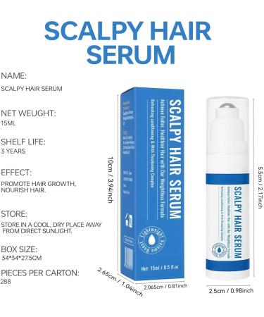  Zasdvn Hair Oil | 15ml Natural Scalp Care Roll-On Liquid Hair Growth Oil | To Restore Thickness And Volume For Men And Women - Buy Online on GoSupps.com