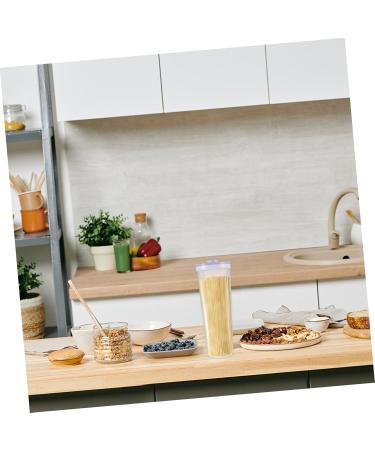 Alipis Tall Plastic Pantry Crisper Kitchen for Food Rice Spaghetti Cereal Flour Canister Case Grains 1 - Buy Online on GoSupps.com