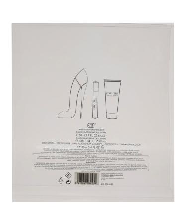 Carolina Herrera Good Girl for Women - 3 Pc Gift Set 2.7oz EDP Spray 3.4oz Body Lotion 10ml EDP Spray 6.45 Fl Oz (Pack of 1) - Buy Online on GoSupps.com
