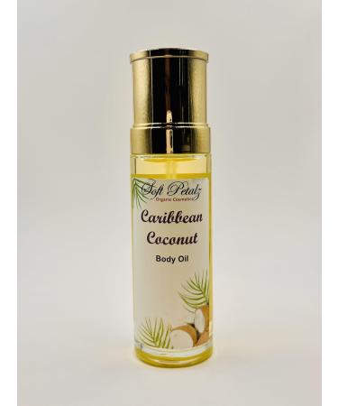 Soft Petalz Organic Cosmetics Caribbean Coconut Body Oil Spray