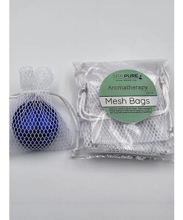 Spa Pure Aromatherapy Shower Bomb Mesh Bag | Extends Shower Life | 10 Count Pack - White - Buy Online on GoSupps.com