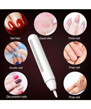 TOUCHBeauty 6-in-1 Electric Manicure Pedicure Nail Files Set with 6 Attachments and 6-Speed Motor - AG-1738 - Buy Online on GoSupps.com