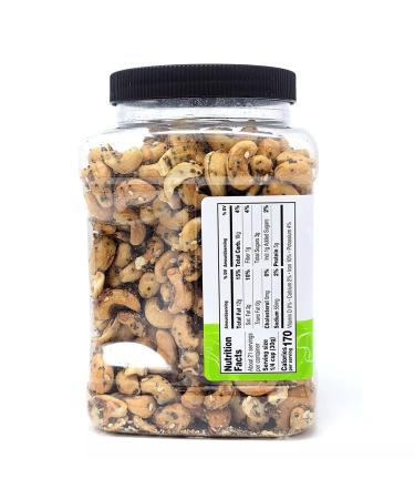 Member's Mark Everything Seasoned Cashews - 22 Oz (1.37 lb) - Pack of 1 - Buy Online on GoSupps.com