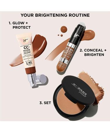 IT Cosmetics Bye Bye Dark Spots Concealer + Brightening Serum 2% Niacinamide - Hyaluronic Acid & Caffeine | Medium Coverage, Natural Finish | All Skin Types | 0.22 fl oz - 11 Fair Neutral - Buy Online on GoSupps.com