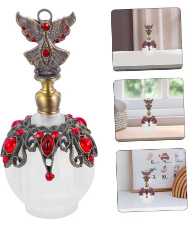 Angoily Perfume Bottle Essential Oil Bottle Glass Decorations Travel Delicate Red - Buy Online on GoSupps.com