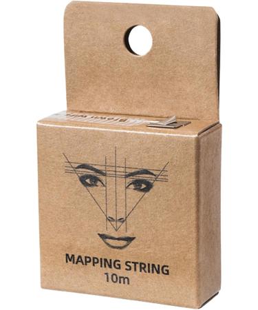 Brow String Mapping - Brown Eyebrow Mapping Marker Thread for Brows Eyebrow Ruler Auxiliary Drawing Thread Positioning Mapping Thread - Buy Online on GoSupps.com