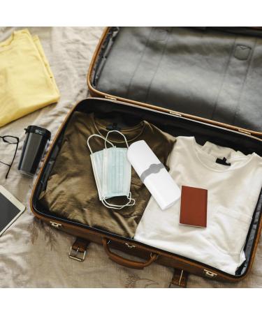 Comnico Portable Travel Toothbrush Holder - Anti-Dust Organizer with Cover for Camping Business School & Bathroom - White - Buy Online on GoSupps.com